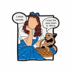 NWT Dorothy And Toto Enamel Pin